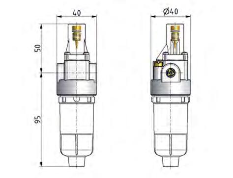 Lubrificateur G1/4'' Métal Standard 0