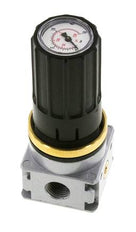 Régulateur de pression G1/4'' 1450l/min 0.5-10.0bar/7-145psi Bouton en fonte de zinc avec manomètre Multifix 0