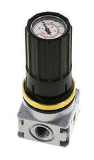 Régulateur de pression G1/4'' 1450l/min 0.1-3.0bar/1-44psi Bouton en fonte de zinc avec manomètre Multifix 0