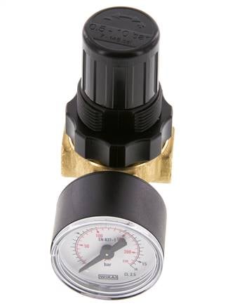 Régulateur de pression G1/8'' 330l/min 0.5-10.0bar/7-145psi Standard 0
