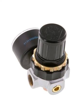 Régulateur de pression G1/4'' 330l/min 0.5-3.0bar/7-44psi en fonte de zinc standard 0