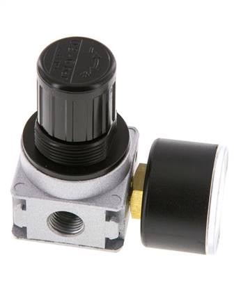 Régulateur de pression G1/4'' 1450l/min 0.2-6.0bar/3-87psi Manomètre 40 mm Multifix 0