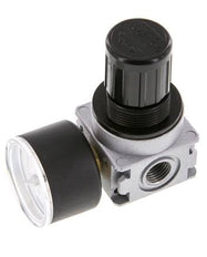 Régulateur de pression G1/4'' 1450l/min 0.5-10.0bar/7-145psi en fonte de zinc avec manomètre de 40 mm Multifix 0