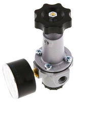 Régulateur de pression G1/4'' 1000l/min 0.5-16.0bar/7-232psi en fonte de zinc standard 1