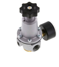 Régulateur de pression G1/2'' 2100l/min 0.5-10.0bar/7-145psi en fonte de zinc Standard 2