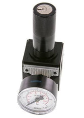 Régulateur de pression G1/4'' 2100l/min 0.1-3.0bar/1-44psi Corps en zinc moulé sous pression Verrouillage du cylindre Multifix 1