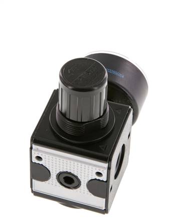 Régulateur de pression de précision G1/4'' 2100l/min 0.2-6.0bar/3-87psi en fonte de zinc Multifix 1