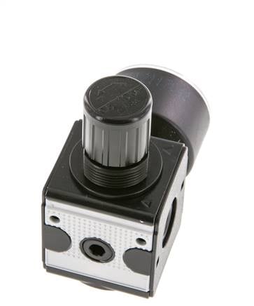 Régulateur de pression G1/4'' 2100l/min 0.5-10.0bar/7-145psi en fonte de zinc Multifix 1