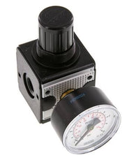 Régulateur de pression G1/4'' 2100l/min 0.2-6.0bar/3-87psi en fonte de zinc Multifix 1