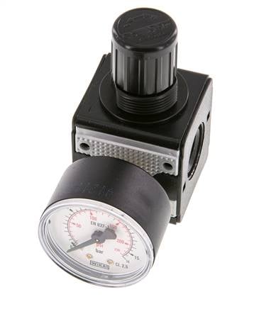 Régulateur de pression G3/8'' 2100l/min 0.5-10.0bar/7-145psi Multifix 1