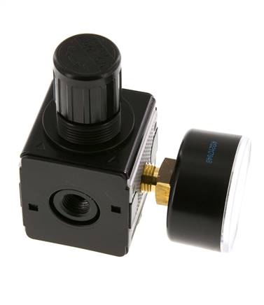 Régulateur de pression de précision G1/4'' 2100l/min 0.5-16.0bar/7-232psi en fonte de zinc Multifix 1