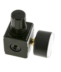 Régulateur de pression G1/4'' 2100l/min 0.1-1.0bar/1-14psi en fonte de zinc Multifix 1