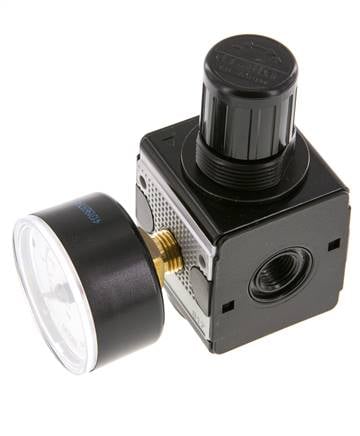 Régulateur de pression G1/4'' 2100l/min 0.1-3.0bar/1-44psi en fonte de zinc Multifix 1