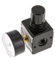 Régulateur de pression G1/4'' 2100l/min 0.1-3.0bar/1-44psi en fonte de zinc Multifix 1