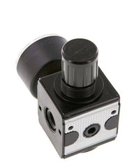 Régulateur de pression de précision G1/4'' 2100l/min 0.5-10.0bar/7-145psi en fonte de zinc Multifix 1