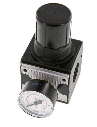 Régulateur de pression de précision G1/2'' 8700l/min 0.1-3.0bar/1-44psi en fonte de zinc Multifix 2
