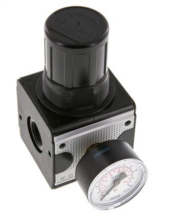 Régulateur de pression de précision G1/2'' 8700l/min 0.2-6.0bar/3-87psi en fonte de zinc Multifix 2