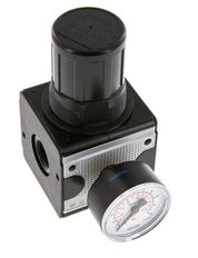 Régulateur de pression de précision G1/2'' 8700l/min 0.2-6.0bar/3-87psi en fonte de zinc Multifix 2