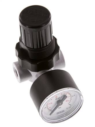 Régulateur de pression G1/8'' 450l/min 0.1-3.5bar/1-51psi Standard 0