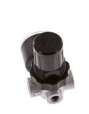 Régulateur de pression G1/4'' 450l/min 0.5-10.0bar/7-145psi en fonte de zinc standard 0