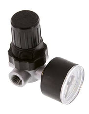Régulateur de pression G1/4'' 450l/min 0.5-10.0bar/7-145psi en fonte de zinc standard 0