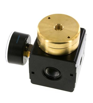 Régulateur de pression piloté G1/2'' 8700l/min 0.5-16.0bar/7-232psi en fonte de zinc Multifix 2