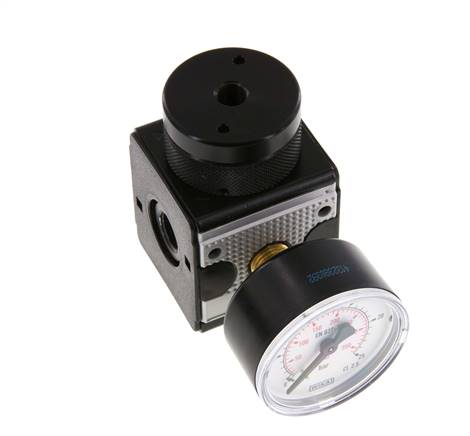 Régulateur de pression piloté G1/4'' 2100l/min 0.5-16.0bar/7-232psi en fonte de zinc Multifix 1