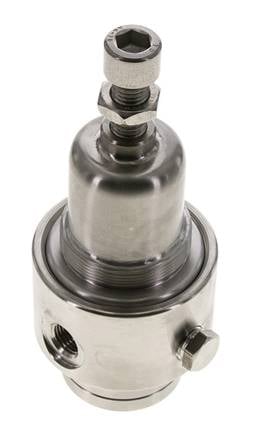 Pressure Regulator G1/4'' 700 l/min 1.0-15.0bar/14-218psi Stainless Steel Aggressive Gasses