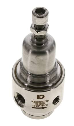 Pressure Regulator G3/8'' 700 l/min 0.1-1.5bar/1-22psi Stainless Steel