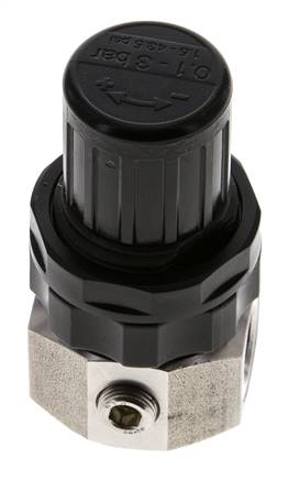 Pressure Regulator G1/4'' 320 l/min 0.5-3.0bar/7-44psi Stainless Steel