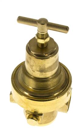 Pressure Regulator G1/2'' 1500 l/min 0.2-3.0bar/3-44psi Brass Gases Liquids