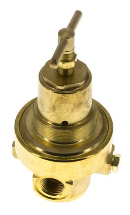 Pressure Regulator G1/2'' 1500 l/min 0.2-3.0bar/3-44psi Brass Gases Liquids