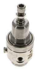 Pressure Regulator G1/4'' 700 l/min 2.0-30.0bar/29-435psi Stainless Steel Gases Liquids