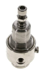 Pressure Regulator G1/4'' 700 l/min 0.2-3.0bar/3-44psi Stainless Steel Gases Liquids