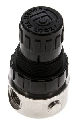 Pressure Regulator G1/4'' 350 l/min 0.5-8.0bar/7-116psi Stainless Steel/POM