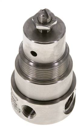 Pressure Regulator G1/4'' 350 l/min 0.5-8.0bar/7-116psi Stainless Steel Gases Liquids
