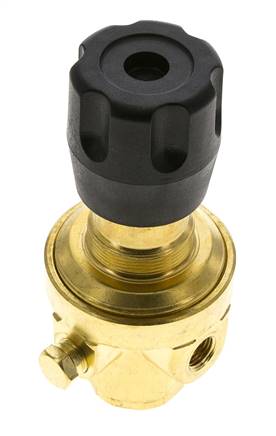 Pressure Regulator G1/4'' 490 l/min 0.2-3.0bar/3-44psi Brass