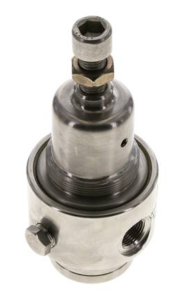 Pressure Regulator G3/8'' 700 l/min 0.2-3.0bar/3-44psi Stainless Steel Aggressive Gasses