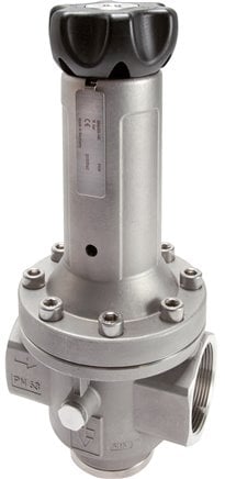 Precision Pressure Regulator G1 1/2'' 15000 l/min 10.0-50.0bar/145-725psi Stainless Steel