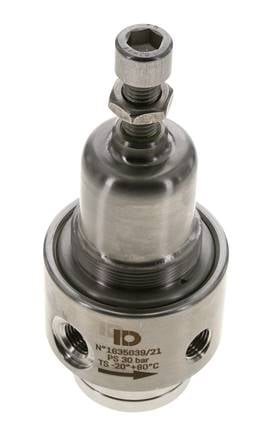 Pressure Regulator G1/4'' 700 l/min 0.5-8.0bar/7-116psi Stainless Steel Aggressive Gasses
