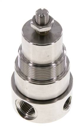 Pressure Regulator G1/4'' 350 l/min 0.1-1.5bar/1-22psi Stainless Steel Gases Liquids