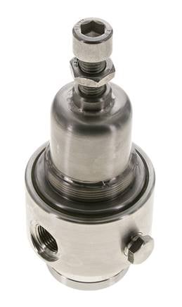 Pressure Regulator G3/8'' 700 l/min 0.2-3.0bar/3-44psi Stainless Steel Gases Liquids