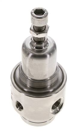 Pressure Regulator G3/8'' 700 l/min 0.5-8.0bar/7-116psi Stainless Steel Gases Liquids