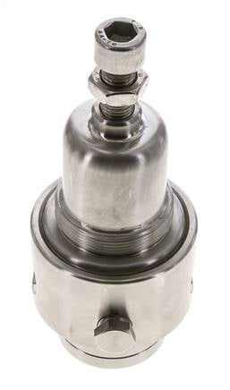 Pressure Regulator G3/8'' 700 l/min 0.5-8.0bar/7-116psi Stainless Steel Gases Liquids