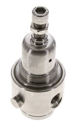 Pressure Regulator G3/8'' 700 l/min 0.5-8.0bar/7-116psi Stainless Steel Gases Liquids