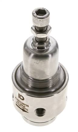 Pressure Regulator G3/8'' 700 l/min 0.5-8.0bar/7-116psi Stainless Steel Gases Liquids