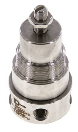 Pressure Regulator G1/4'' 350 l/min 0.2-3.0bar/3-44psi Stainless Steel Gases Liquids