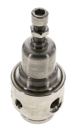 Pressure Regulator G3/8'' 700 l/min 1.0-15.0bar/14-218psi Stainless Steel Gases Liquids