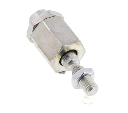 Floating Joint M5 for Cylinder Zinc plated steel