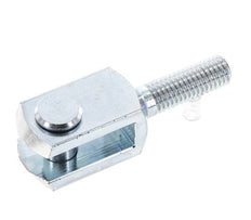 Clevis Rod-end Pin M10 Male Zinc plated steel